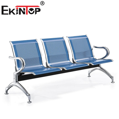 기다리는 은 스테인레스 강은 공항 병원 클리닉을 위한 3곳 자리를 벤치로 불러들입니다