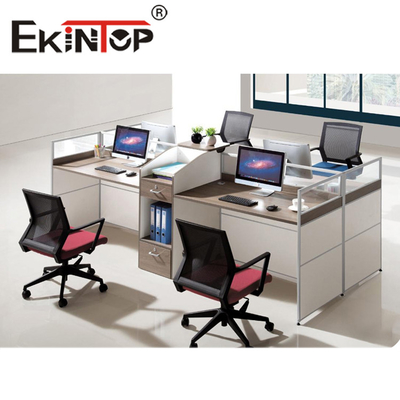 2 / 4 / 6 / 8 Seater 사무실 워크스테이션 책상 모듈 사무용 가구 제조자