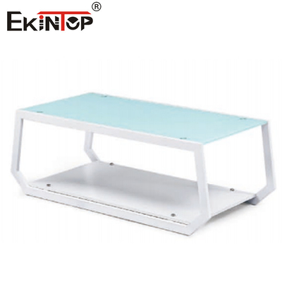OEM 현대적인 글래머 유리 및 크롬 커피 테이블