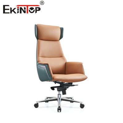 OEM 350mm 알루미늄 베이스 가죽 라운지 fauteuil 현대 스타일