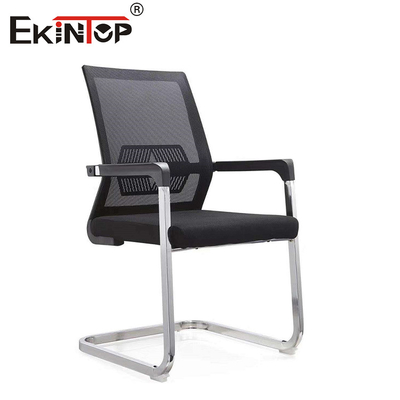 검은색 망원경 뒷 사무실 의자 팔받침과 금속 프레임 320mm 나일론 기반