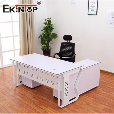 가정 사무실용 목재 재료로 사용자 정의 가능한 사무실 상용 책상