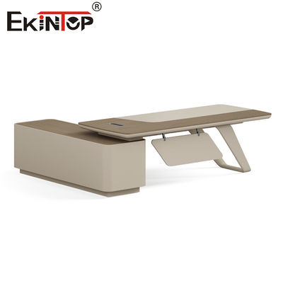 Ekintop Executive Wooden Furniture Office Table Desks with Drawers