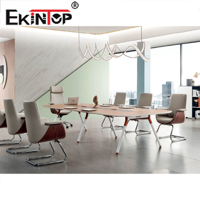 OEM ODM을 만나기 위한 긴 사각형 회의실 테이블 Eco 친소재