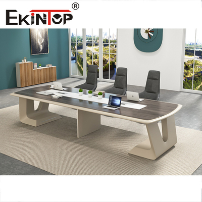 2.4m를 만나는 현대 MDF Woden 사무실 책상 회의장 MT-54-1