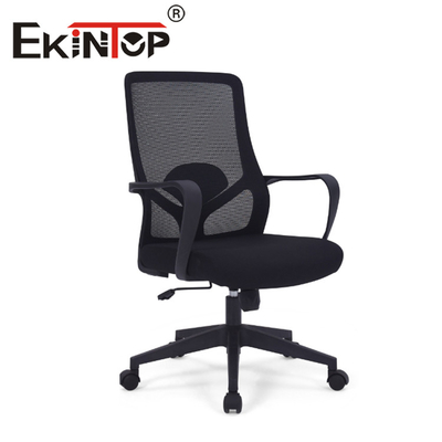 Ekintop 까만 인간 환경 공학 의자 메시 좌석, 회귀 메시 중앙 후선 업무 의자